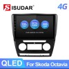 ISUDAR W68 4G SIM Card Android 10 Car Radio For Skoda Octavia A5 2009 2010 2012 2013