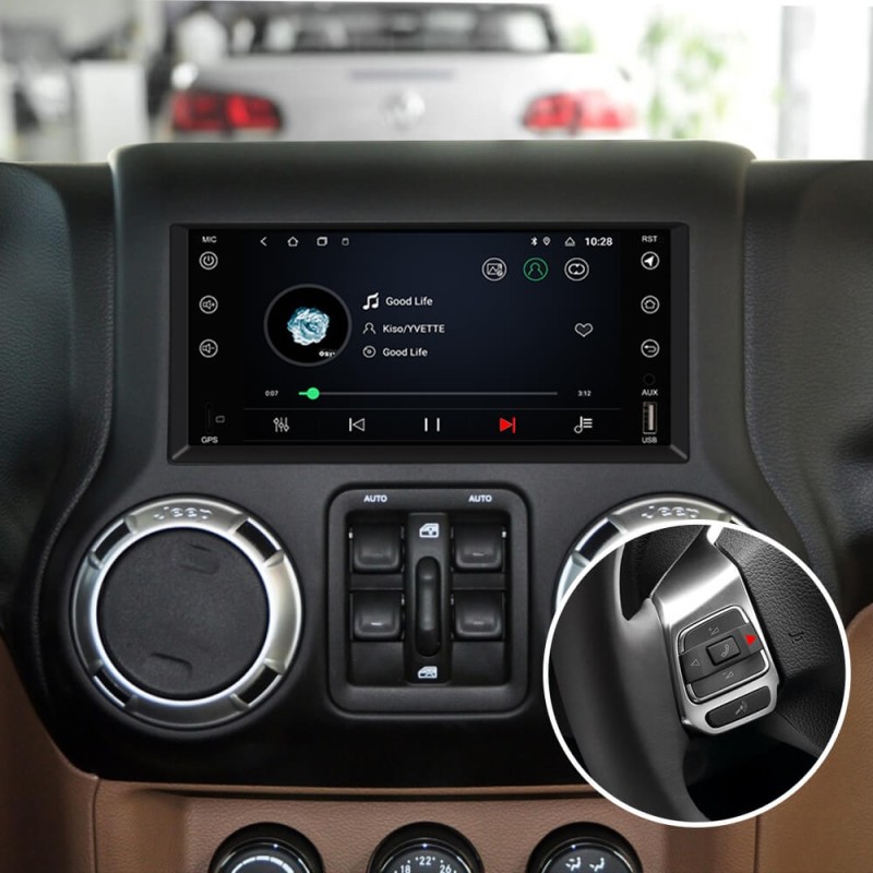 Isudar T8 2 Din 2.0ghz Auto Radio For Jeep/wrangler/patriot