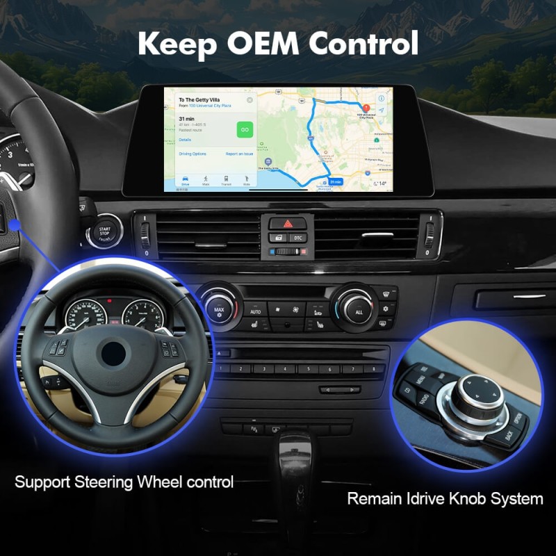 ISUDAR 10.33"Android 13 Car radio For BMW 3 Series E90 E91 E92 E93 M3 2008-2012