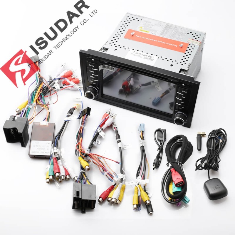 ISUDAR 2 Din Auto radio Android 9 Octa core For Audi/A6/S6/RS6