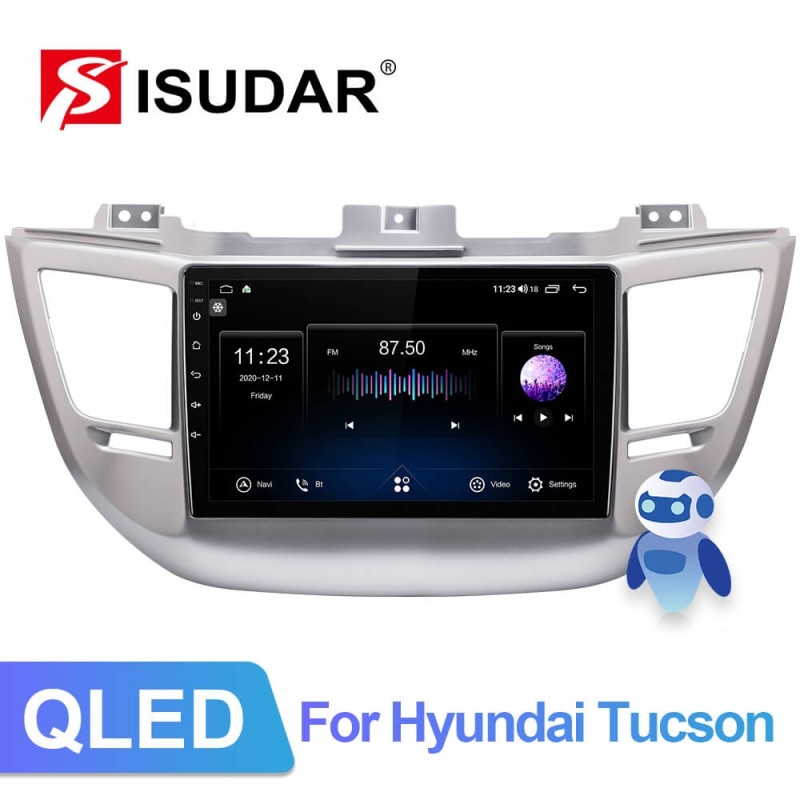 ISUDAR V72 6+128G Android 10 For Hyundai/Tucson 3 2015-2018