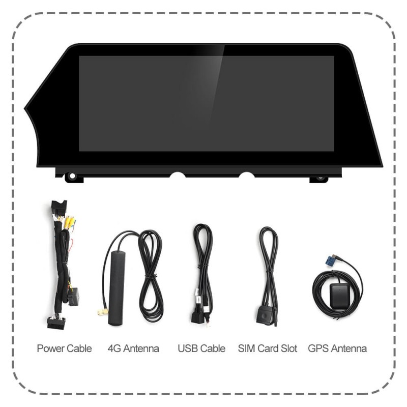 Android 11.0 Car Radio Screen For BMW 7 Series F01 F02 2009-2015 CIC NBT Blue Anti G-lare Screen GPS Navigation Player Carplay