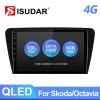 Isudar QLED Android 10 Auto Radio For Skoda Octavia 2014-2017