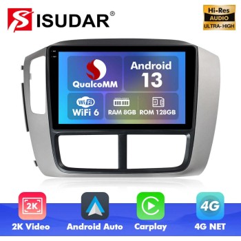 Q6 Qualcomm Android 13 For Honda Pilot 2005-2008 9" screen music car radio DSP ADAU