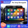 T72 ISUDAR Android 12 Upgrade HD Screen Car Multimedia Radio Player For Jeep Renegade 2014 2015 2016 2017