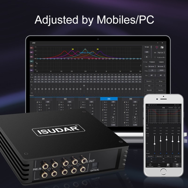 Class-AB Car DSP Amplifier For VW/TOYOTA/HONDA/Mazda/Nissan/Ford/Audi/BMW/Peugeot/HYUNDAI/KIA