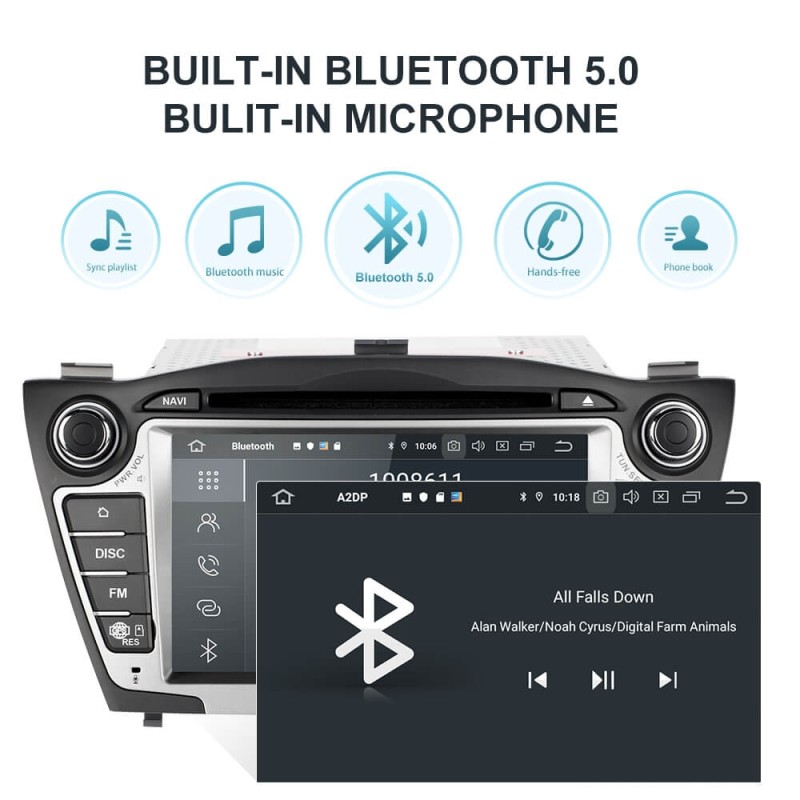 Clearance Sale！Isudar PX6 2 Din Android 10 Car Multimedia Player GPS For Hyundai/IX35/TUCSON