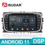 Isudar PX6 Android 11 2 Din Car Radio For FORD/Focus/S-MAX/Mondeo/C-MAX