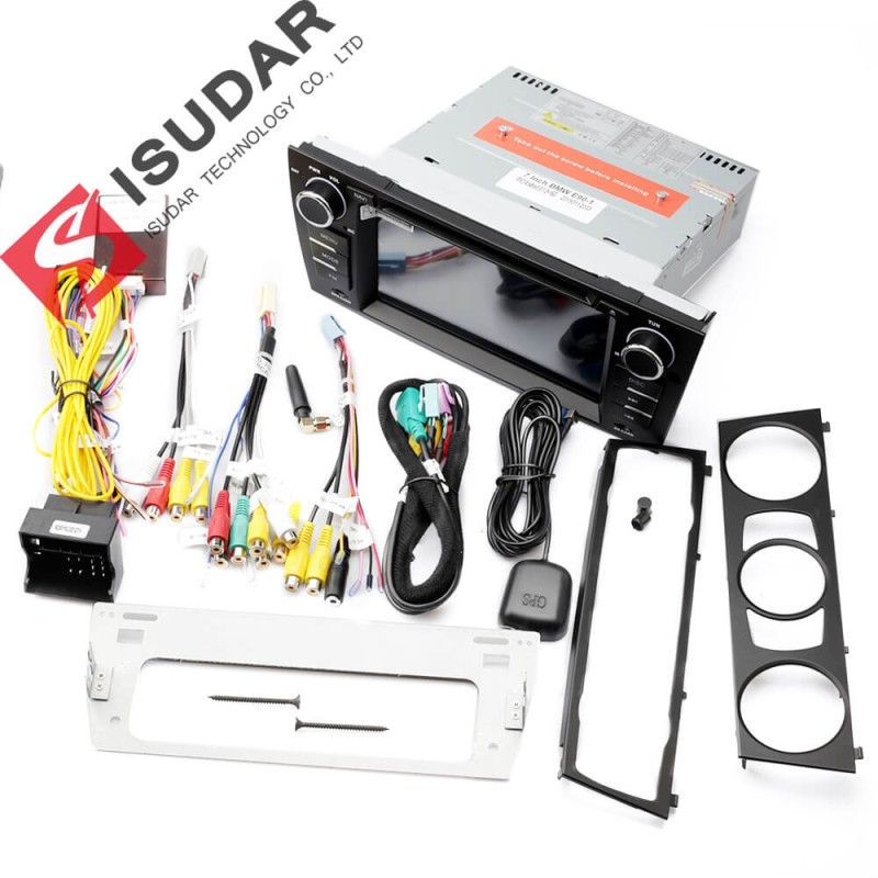 ISUDAR 2 Din Auto radio Android 9 Octa core For BMW/3 Series E90/E91/E92/E93