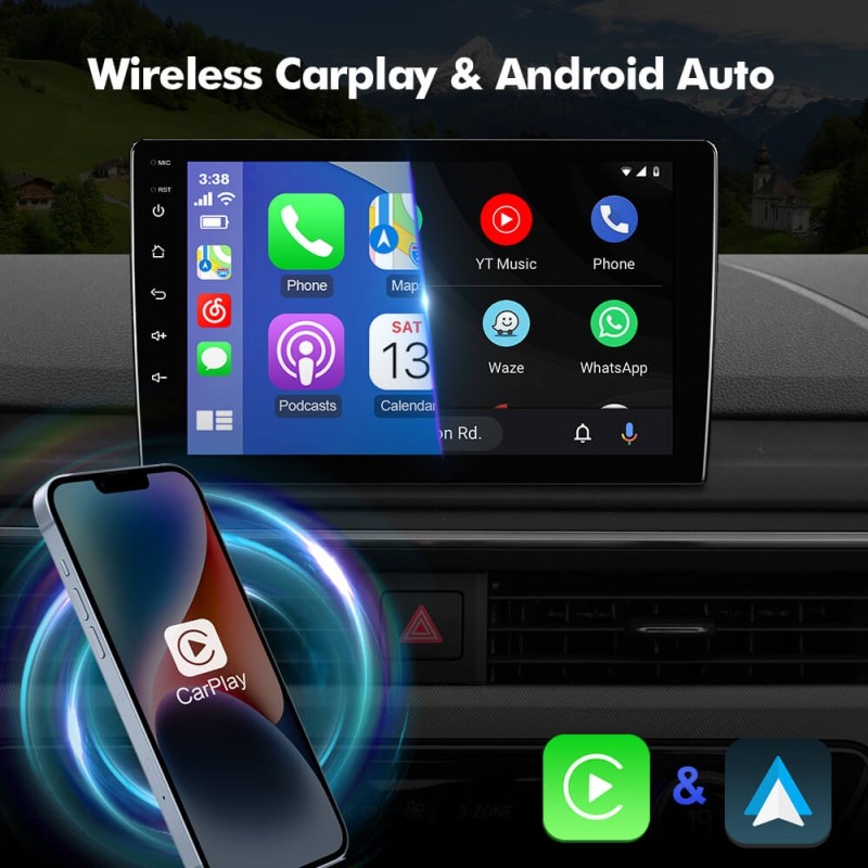 9 inch 10 inch T68B RDS Universal Car Multimedia Player Android Radio Stereo Navigation