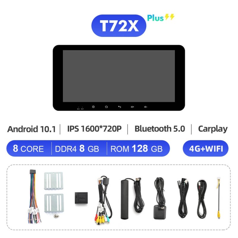 ISUDAR Android10 Universal Car Radio For Toyota/Honda/Nissan/Hyundai/Kia/VW Navigation Multimedia Player Headunit Carplay 4G WIFI No 2din DVD