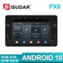Isudar PX6 Voice control 1 Din Android 10 Auto Radio For Alfa 159