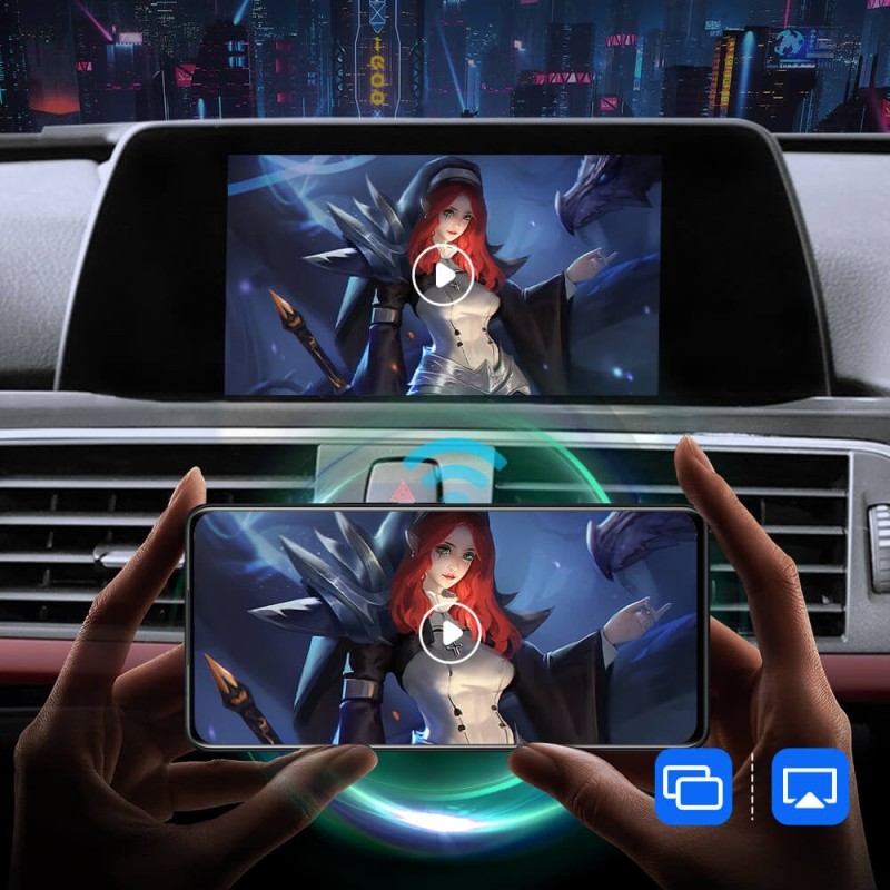 ISUDAR Apple Carplay AA Modem for BMW NBT System 6.5 8.8 10.25inch MINI Cooper F30 F31 F20 F21 F10 F01 X5 E70 X3 F25