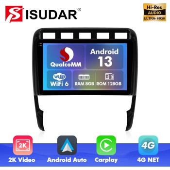 Q6 Qualcomm Android 13 For Porsche Cayenne 2003-2010 9" screen multimedia car radio DSP ADAU
