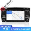 ISUDAR 2 Din Auto Radio Android 9 Octa core For SKODA/Yeti/Octavia 2009 2010 2012