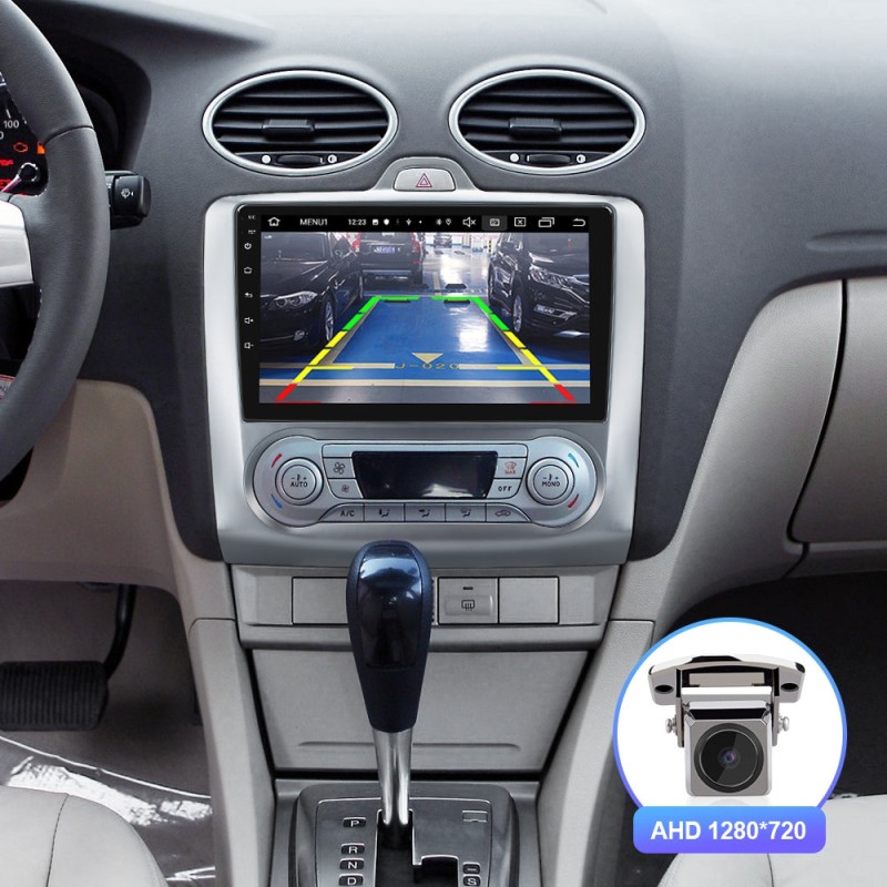 ISUDAR V72 QLED Android 10 Car Radio For Ford Focus 2 Mk 2 2004-2011 uno din