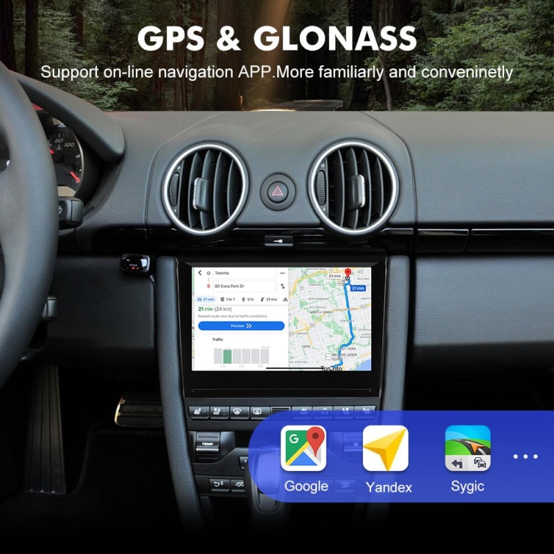 ISUDAR Android 12 1280*720P Car multimedia For Porsche Cayman Boxster 911 PCM 3.0 2004-2012 Android head unit