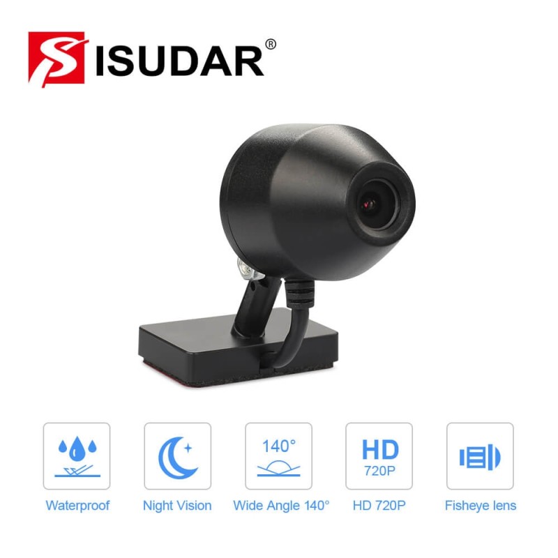 ISUDAR Car Front 720p Camera recorder DVR for Android car radio