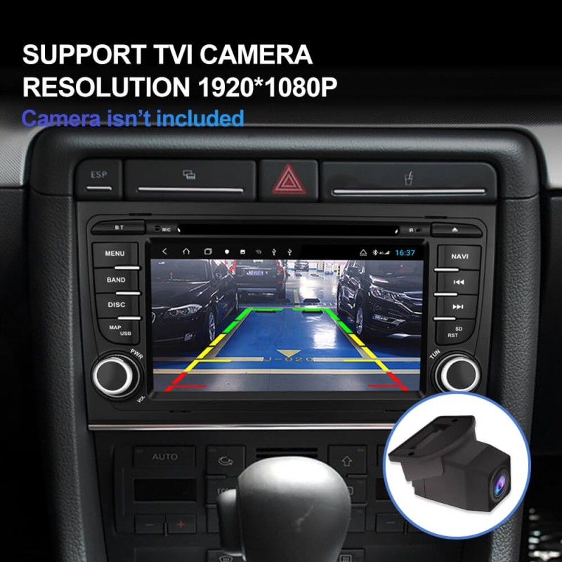 ISUDAR H53 2 Din Android Car Radio For Audi/A4/S4 2002-2008