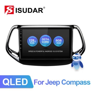 ISUDAR Android 10  Carplay V72 Car Radio For Jeep Compass 2 MP 2016 2017 2018 2019