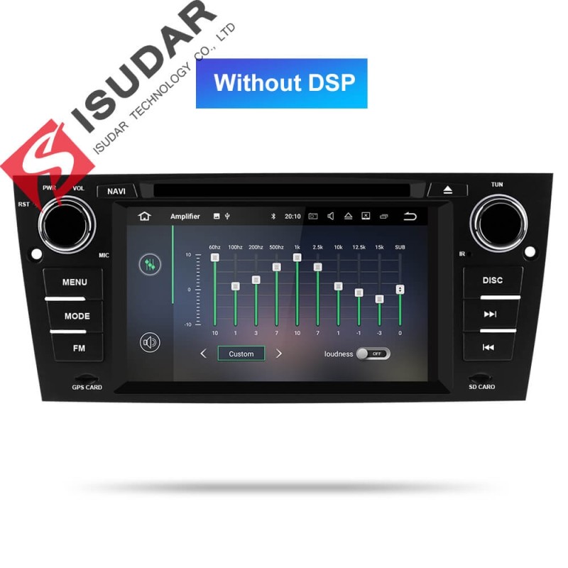ISUDAR 2 Din Auto radio Android 9 Octa core For BMW/3 Series E90/E91/E92/E93