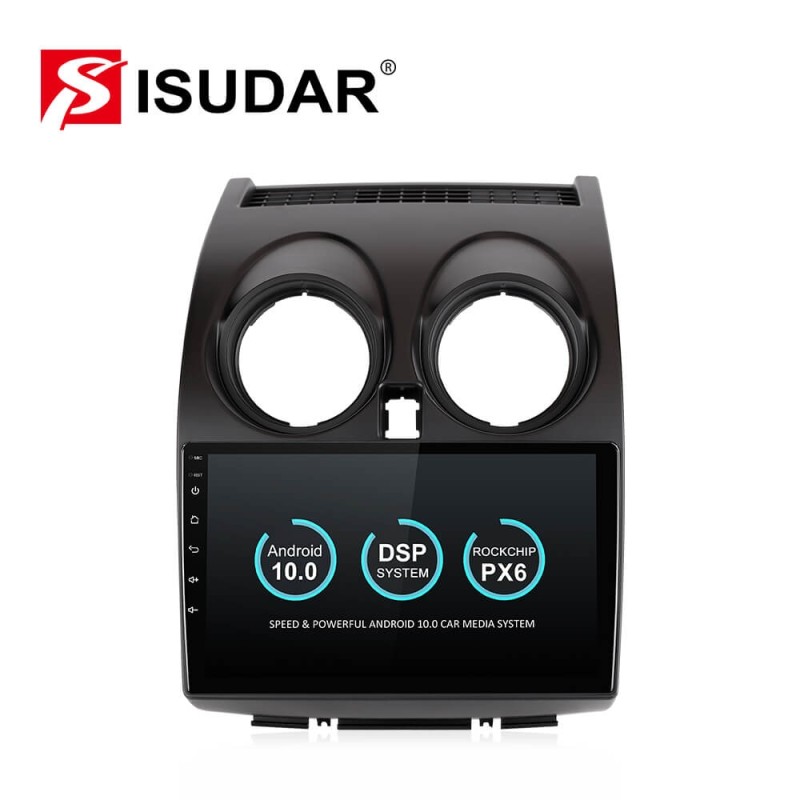 ISUDAR Voice control rockchip Car Radio For Nissan Qashqai 1 J10 2006-2013