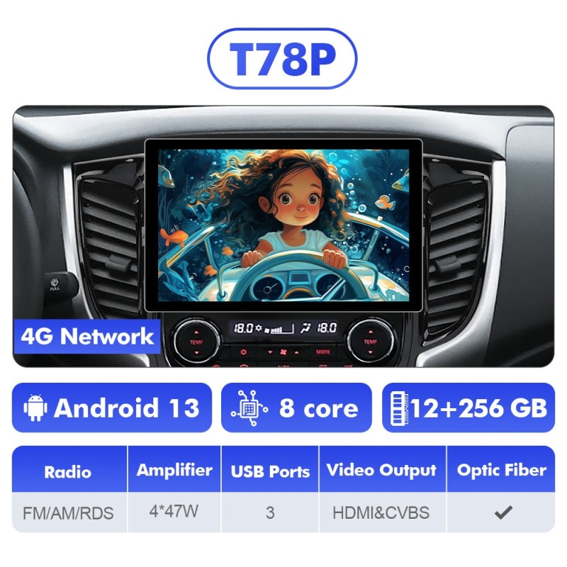 NEW! 11.5” Android 13 For MITSUBISHI TRITON L200 2015-2022 Car Radio HDMI Video Output