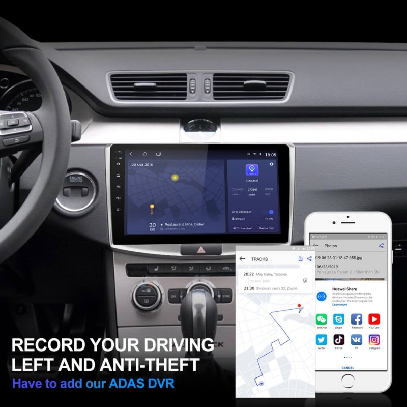 ISUDAR H53 2 Din Android Car Radio For VW/Volkswagen/Magotan/CC/Passat