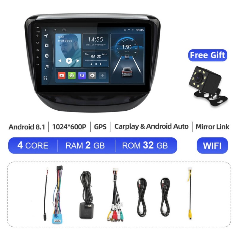ISUDAR Stereo with IOS Mirror link For Chevrolet Cavalier 2016-2020