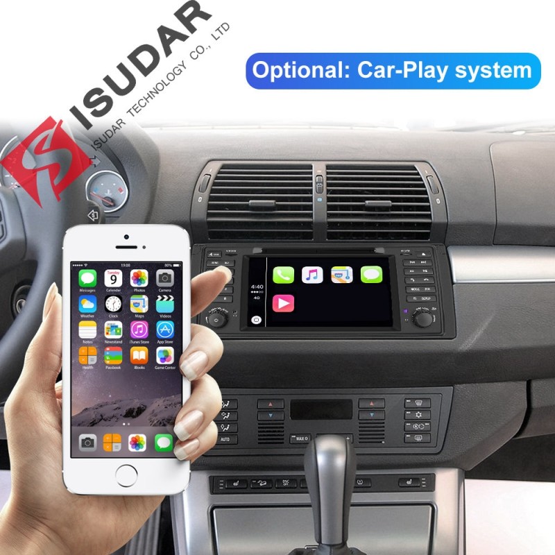 ISUDAR Auto radio Android 9 Octa core For BMW/E39/X5/E53