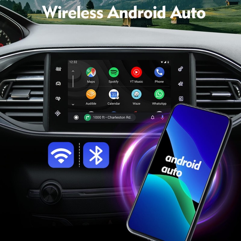Wireless Carplay Android Auto Carlink Kit For Peugeot & Citroen 308,408,C5,C6, C4,Sega,4008,5008 DS SMEG System