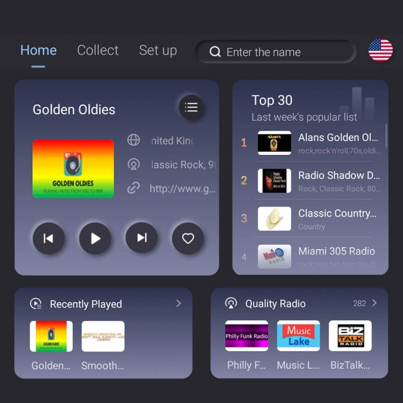 ISUDAR New Function-On-line Network Radiointernect RadioGlobal radio stations