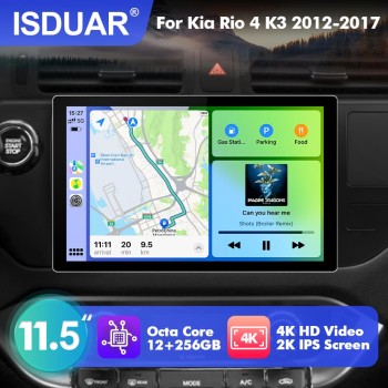 NEW! 11.5” Android 13 For Kia Rio 4 K3 2012-2017 Multimedia Player Car Radio with Carplay&Android Auto