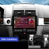 10 inch Android 14 New Design Angle Key 2.0 Touch Screen Car Radio Button Car Stereo For Volkswagen/Touareg/Transporter T5