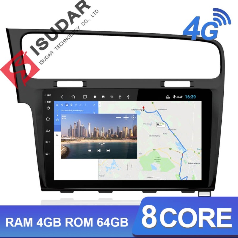 ISUDAR H53 1 Din Android Car Radio For VW/Volkswagen/Golf 7