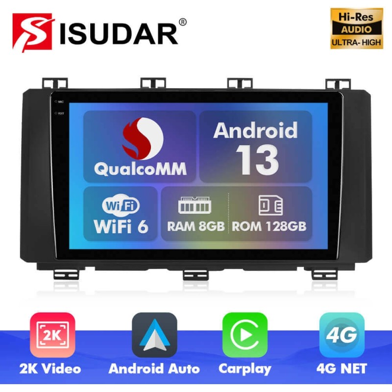 Q6 Qualcomm Android 13 For Seat ATECA 2016-2022 9" screen multimedia car radio DSP ADAU