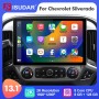 ISUDAR 2K 13.1 Inch 8 Core Android 12 Car Radio For Chevrolet Silverado 2014-2018