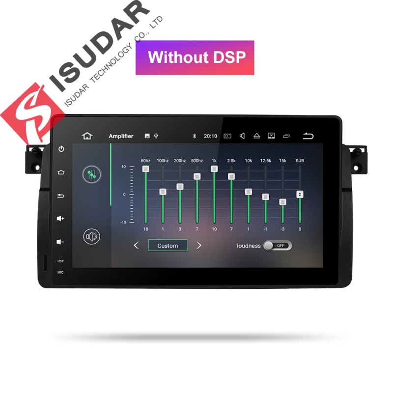 ISUDAR 2 Din Quad core Auto radio Android 9 For BMW/E46/M3/MG/ZT/Rover 75