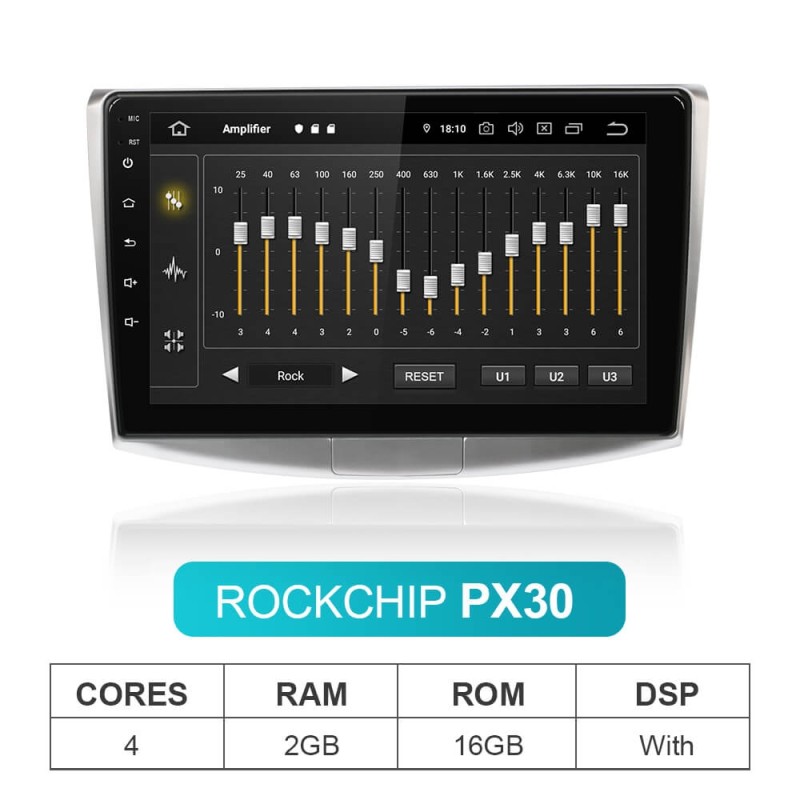 ISUDAR PX6 1 Din Android 10.0 Car Radio For Magotan/CC/Passat B6 B7