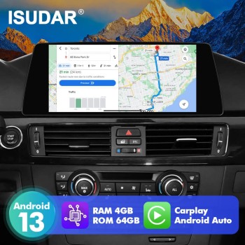 ISUDAR 10.33"Android 13 Car radio For BMW 3 Series E90 E91 E92 E93 M3 2008-2012