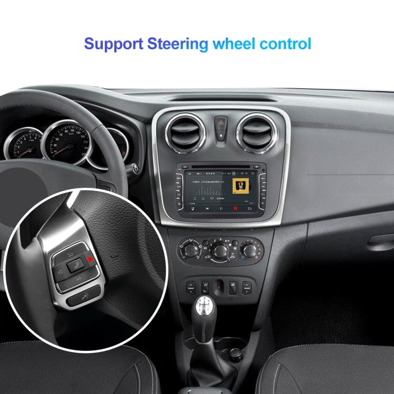 ISUDAR 1 Din Octa core Auto radio Android 10 For Dacia/Sandero/Duster/Renault