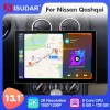 ISUDAR 2K 13.1 Inch Android 12 4G Sim Card Car Radio For Nissan Qashqai J10 2006-2013
