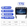 Upgrade from T72 - T75 series Android 14 UIS7865 Car Radio For Porsche Cayenne 2003-2010 with 9" Screen