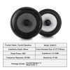 ISUDAR SU601C Car Coaxial Hifi Speakers 2 Pcs 6.5 Inch 2 Way Vehicle Door