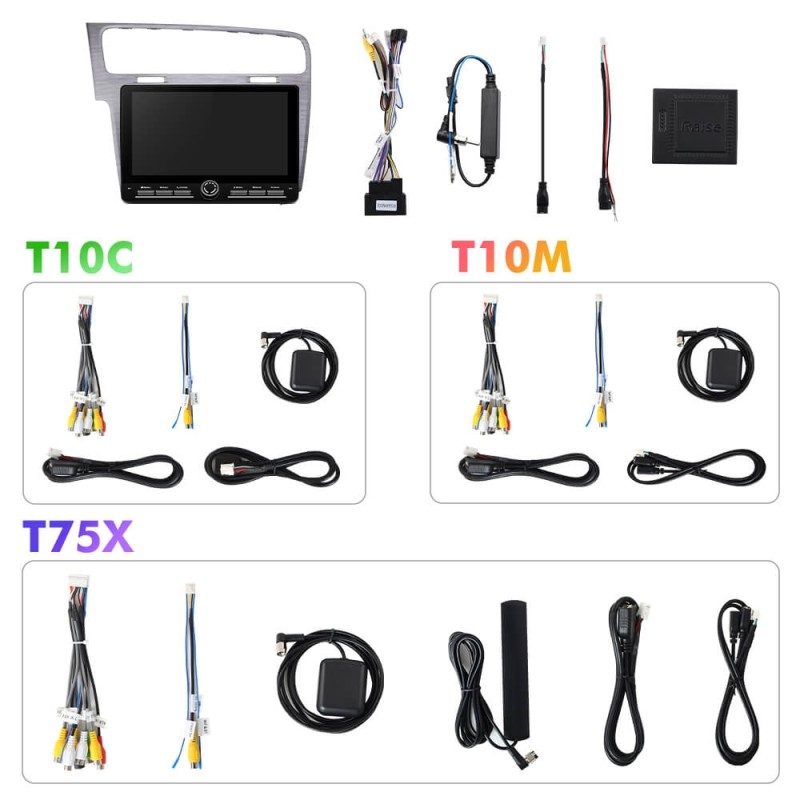 10 inch Android 14 New Design Angle Key 2.0 Touch Screen Car Radio Button Car Stereo For VW/Volkswagen/Golf 7 2013-