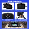 Wireless Apple Portable Carplay Motorcycle Android Auto, 5'' IPS Touch Screen for Motorcycle GPS Navigator Google Assistant