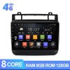 QLED screen Car Radio Multimedia For Volkswagen Touareg FL NF 2010 - 2018