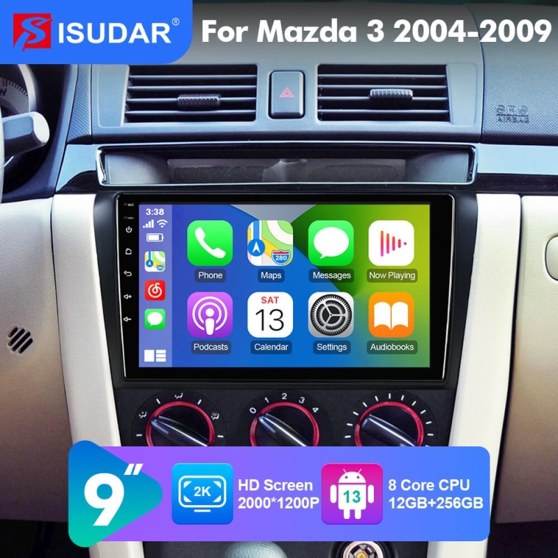 NEW! T72/T78P series Android 13 Car Radio For Mazda 3 2004-2009