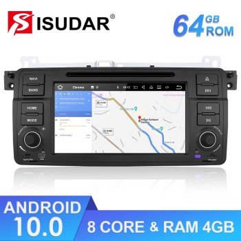 ISUDAR 1 Din 7inch Auto radio Android 10 Octa core For BMW/E46/M3