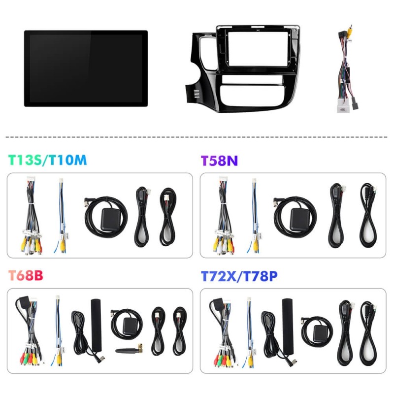 NEW! 11.5” Android 13 For MITSUBISHI OUTLANDER 3 2012-2018 Car Radio HDMI Video Output